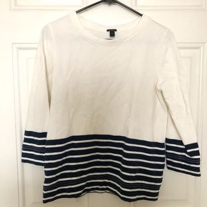 J.Crew Nautical Fleece Colorblock Popover Size XS